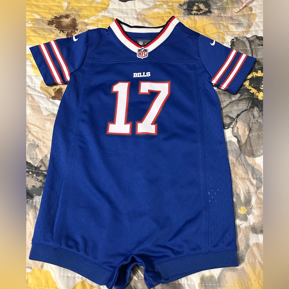 Buffalo Bills Josh Allen Nike Romper Jersey Toddler